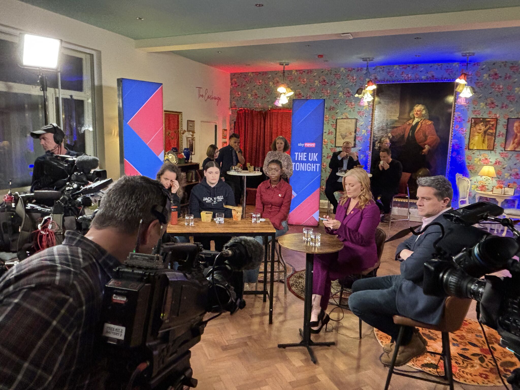 Jaydan outside Parliament during the care leaver campaign